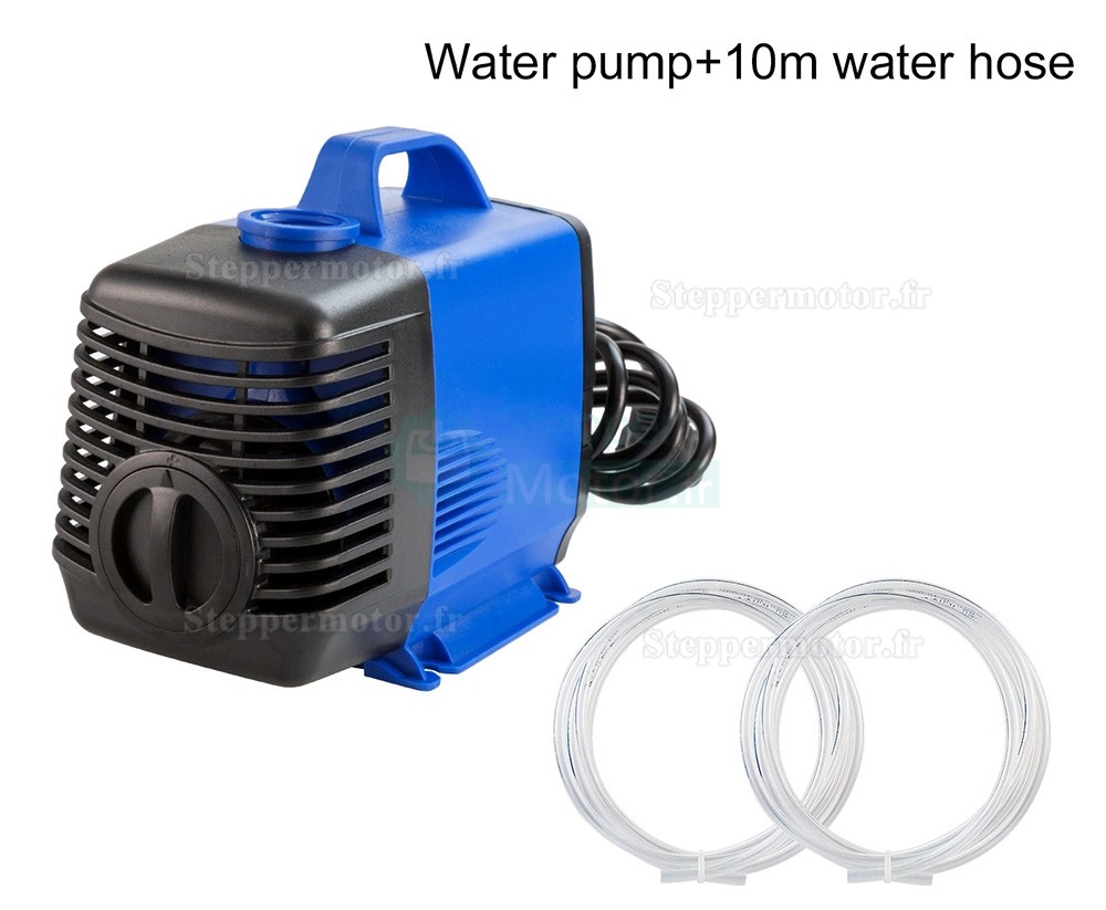 1,5kW 110V/220V Kit moteur de broche refroidi par eau huajiang1.5 + H100-1.5C2/S2 avec variateur de fr&eacute;quence et pompe &agrave; eau et 13 pi&egrave;ces pinces ER20 et support